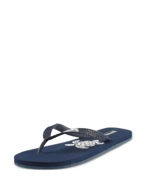 Vilebrequin turtle-scale effect flip-flops