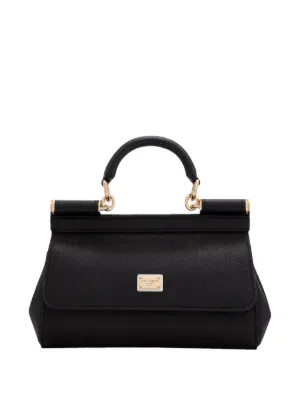 Dolce & Gabbana mini Sicily grained-leather tote bag