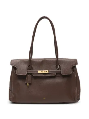 JW Pei large Yara twist-lock-fastening shoulder bag