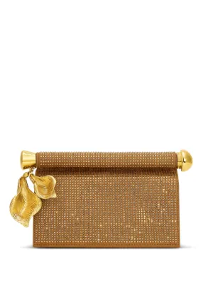 JW Pei Holly crystal-embellished pendant clutch bag
