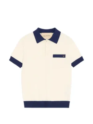 Valentino Garavani cotton polo with VGold