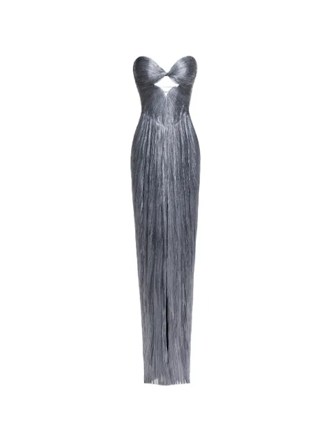Maria Lucia Hohan Stephanie cut-out pleated maxi dress