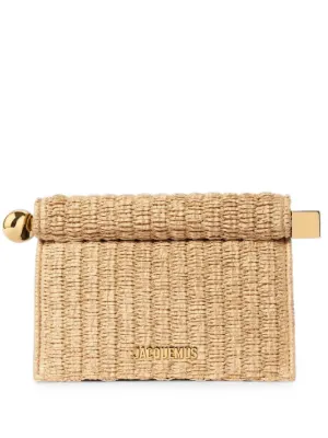 Jacquemus The small Rond Carr&eacute; clutch