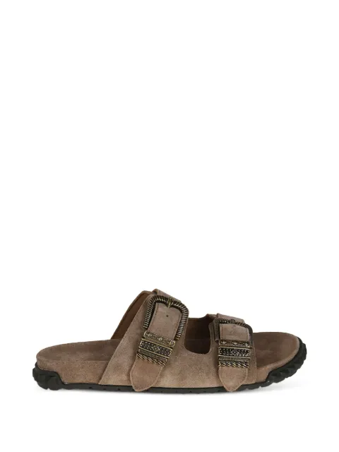 Ash buckle-strap flat sandals