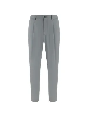 Boggi Milano darted drawstring trousers