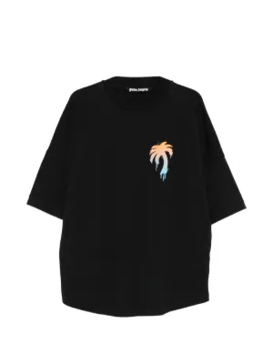Palm Angels palm tree-print T-shirt