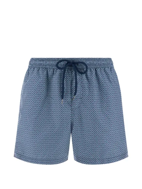 Boggi Milano geometric-print swim shorts
