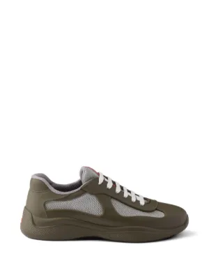 Prada America's cup soft rubber and bike fabric sneakers