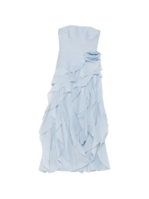 Aje Canyon floral-appliqué maxi dress