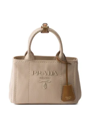 Prada Jardini&egrave;re cotton canvas mini-bag