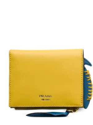 Prada small leather wallet