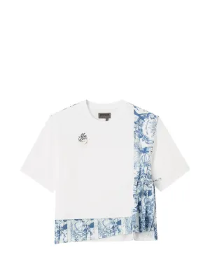 Musium Div. pleated-hem T-shirt