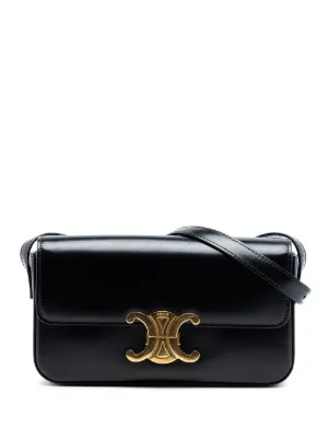 Celine Pre-Owned 2018-2026 Shiny Calfskin Claude shoulder bag