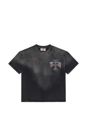 Vale Chopper distressed-effect cotton T-shirt