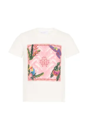 Roberto Cavalli Junior tropical-print T-shirt