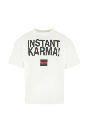 SAINT MXXXXXX slogan-print T-shirt