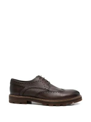 SERGIO MORETTI FIRENZE brogue-detail lace-up fastening brogues shoes