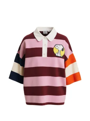 Essentiel Antwerp Peanuts embroidered polo shirt