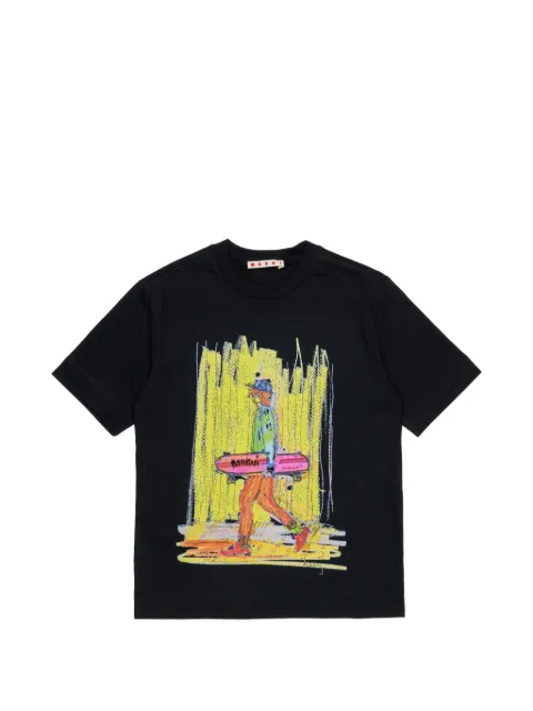 Marni Kids graphic-print T-shirt