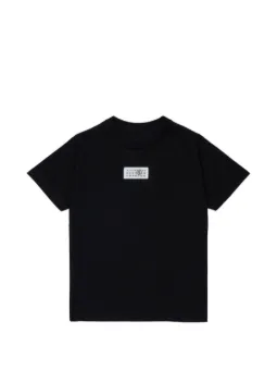 MM6 Maison Margiela Kids logo-patch T-shirt