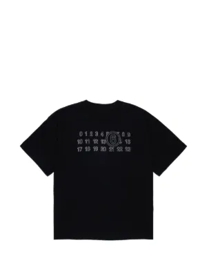 MM6 Maison Margiela Kids logo-print T-shirt