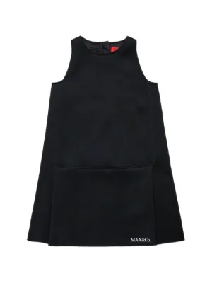MAX&Co. Kids logo-print sleeveless dress