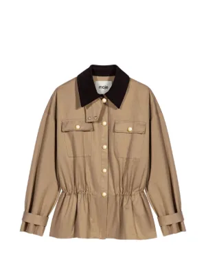 Maje coat with removable lining