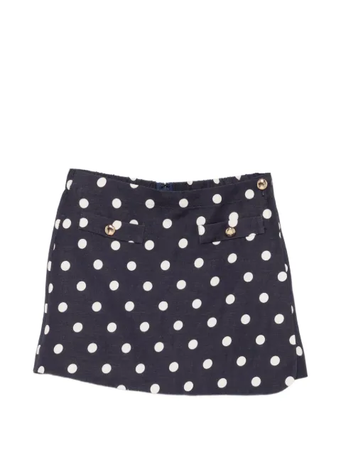 Maje polka-dot skorts