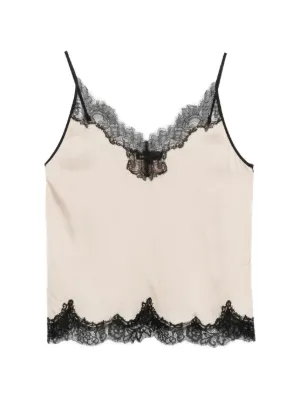 Maje lace-trim top