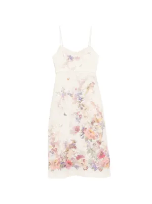 ZIMMERMANN floral-print midi dress