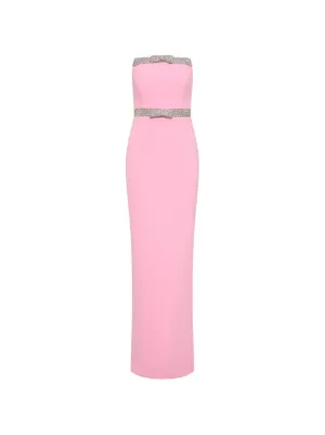 Rebecca Vallance Precious crystal-embellished strapless gown