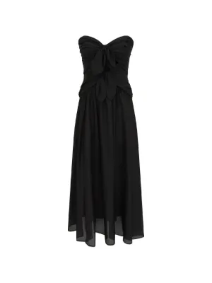 ZIMMERMANN Aster tie-detail midi dress