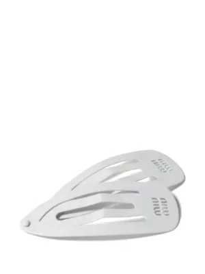 Miu Miu metal hair clips