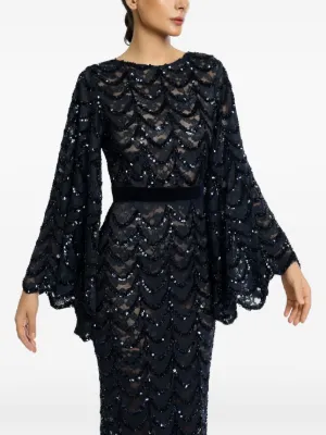 MIAU by Clara Rotescu Afraf gown dress