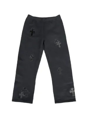 Chrome Hearts Cross-patch track pants