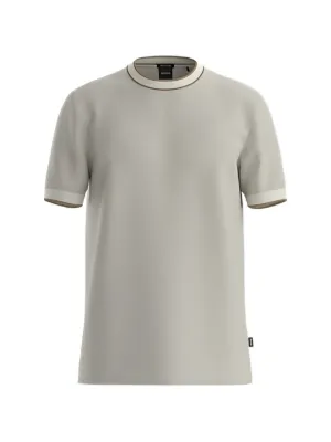 BOSS structured cotton T-shirt