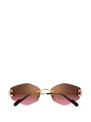 Cartier Eyewear Panth&egrave;re geometric-frame sunglasses