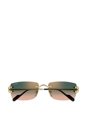 Cartier Eyewear D&eacute;cor C rimless sunglasses