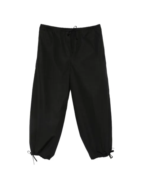 TOTEME drawstring-fastening trousers