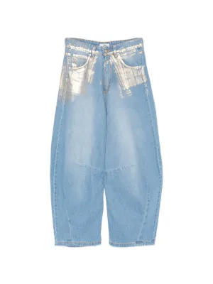 Marc Ellis metallic-effect jeans