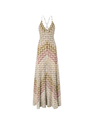 Missoni Zigzag-knit open-back dress