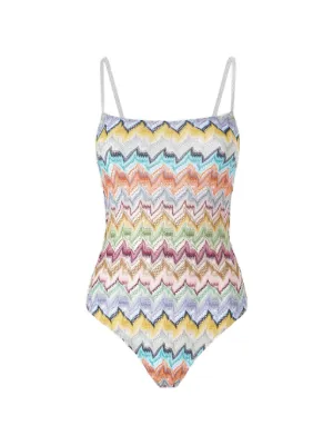 Missoni zigzag-knit swimsuit