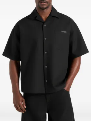 Manière De Voir Brook unisex Signature twill boxy shirt