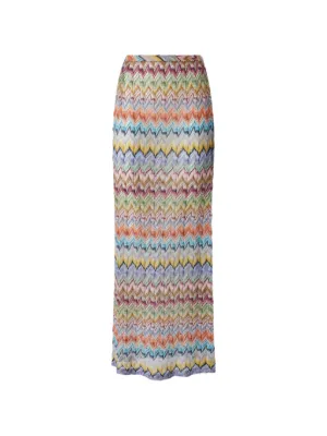 Missoni zigzag-knit sarong