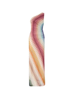 Missoni Zigzag one-shoulder dress