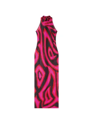 PUCCI Labirinto-print long fitted dress