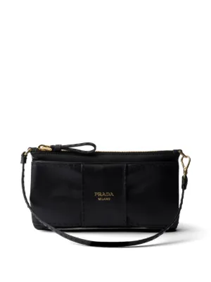 Prada nappa-leather zipper pouch