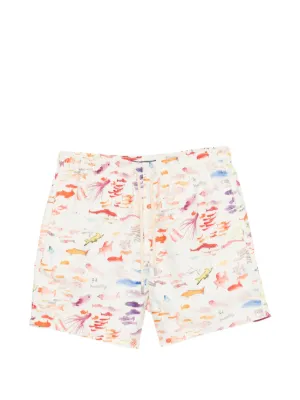 Vilebrequin x Fabrice Hyber Moorea swim shorts