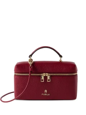 Furla Camelia grained-leather mini bag