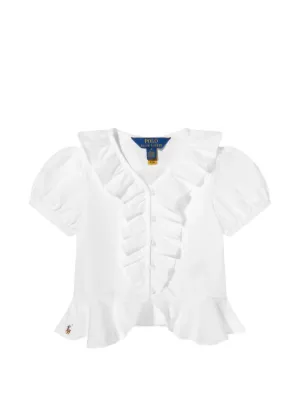 POLO RALPH LAUREN KIDS cotton blouse